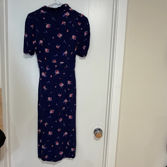 Rouje Clemie Navy Floral Midi Dress - Picture 8 of 8